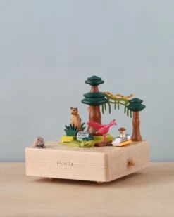 Florida Wooden Music Box