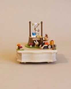Wooden Bunny Music Box