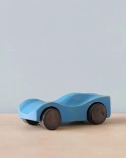Handmade Wooden Race Car - Blue -Odin Parker 2J2A1444