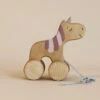 Handmade Wooden Unicorn Pull Toy -Odin Parker 2J2A1826 2