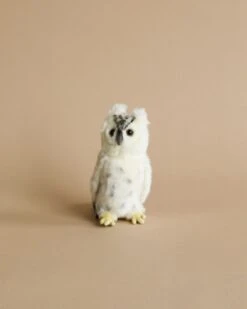 Hansa Small White Owl Stuffed Animal