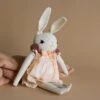 Polka Dot Club Medium Cream Rabbit Hand Knit Collar -Odin Parker 2J2A2990 2