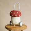 Olli Ella Rattan Mushroom Luggy - Red -Odin Parker 2J2A3707 2
