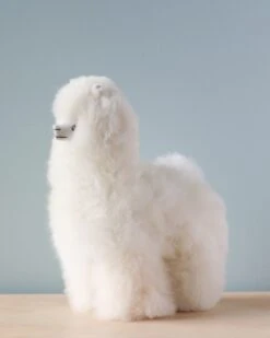 Fluffy Alpaca Stuffed Animal 12 Fluffy Alpaca Stuffed Animal -Odin Parker 2J2A4448 2