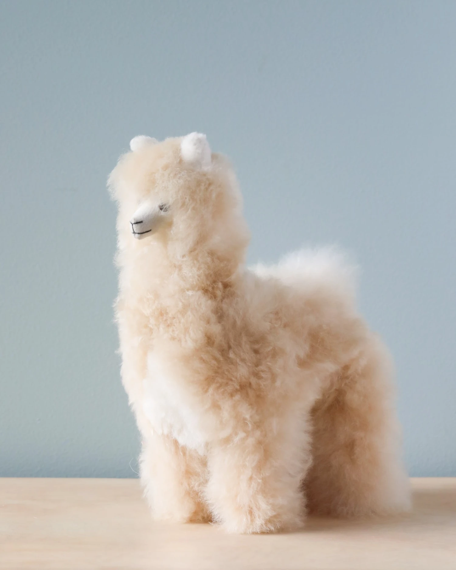 Fluffy Alpaca Stuffed Animal 5 Fluffy Alpaca Stuffed Animal - Image 3