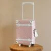 Olli Ella See-Ya Suitcase - Pink Daisies -Odin Parker 2J2A5559 2