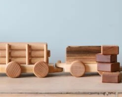 Dk Handmade Wooden Train - Extra Long -Odin Parker 2J2A6062