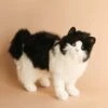 Hansa Black & White Cat Stuffed Animal -Odin Parker 2J2A6181 2