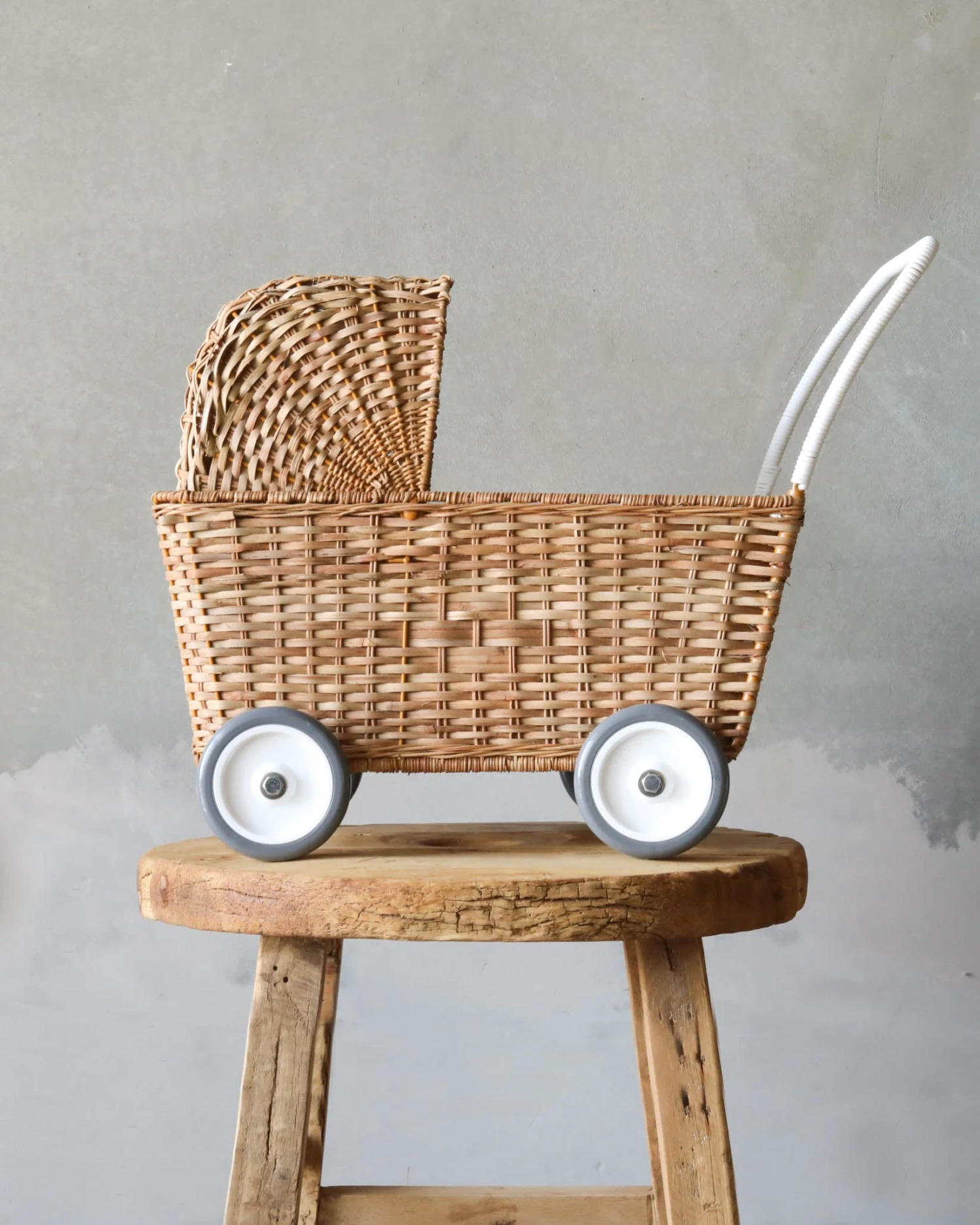 Olli Ella | Rattan Doll Stroller (ships In Approximately One Week) 7 Olli Ella | Rattan Doll Stroller (ships In Approximately One Week) - Image 5