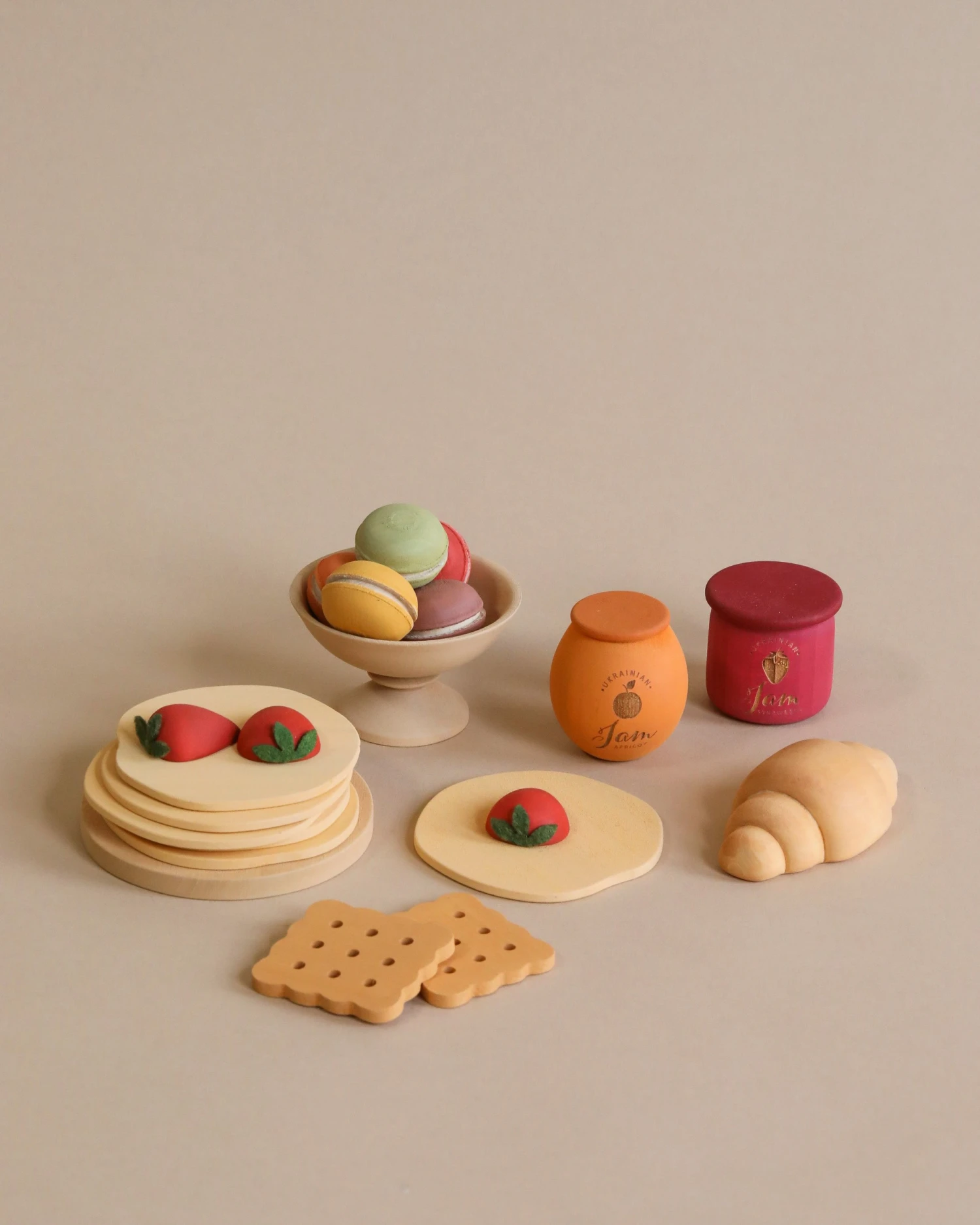 Sabo Concept Handmade Wooden Bakery Set 3 Sabo Concept Handmade Wooden Bakery Set
