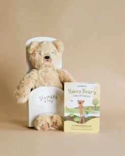Slumberkins Honey Bear Kin + Lesson Book - Gratitude