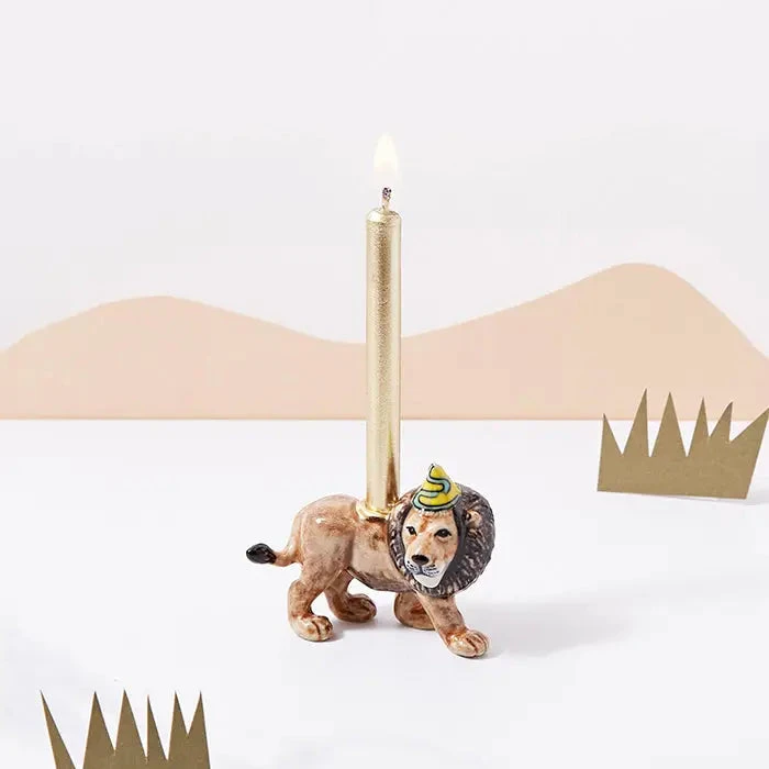 Lion "Party King" Cake Topper 4 Lion "Party King" Cake Topper - Image 2