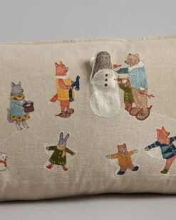 Coral & Tusk Snow Day Pocket Pillow -Odin Parker CoralandTusk Pillow Snow Day detail 1024x jpg