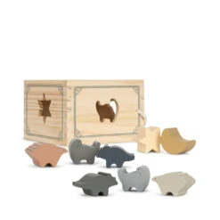 Konges Sløjd Wooden Dinosaur Shape Sorter -Odin Parker DINO SHAPE SORTER Wooden toys KS3903 MULTI 1080x jpg