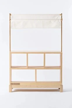 Milton & Goose Market Stand -Odin Parker Milton and Goose Wooden Market Stand Natural White Canopy Front 1728x jpg