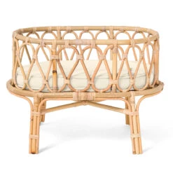 Poppie Rattan Doll Crib + Duvet Set 9 Poppie Rattan Doll Crib + Duvet Set -Odin Parker POPPIETOYSPoppieCribWhite