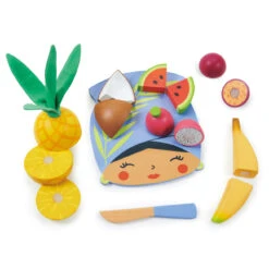 Tender Leaf Toys Tropical Fruit Chopping Board -Odin Parker TL8281 tropical fruit chopping board 1 1296x jpg