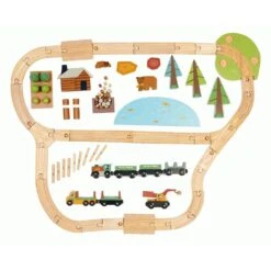 Tender Leaf Toys Wild Pines Train Set -Odin Parker TL8702 wild pines train set 10 jpg