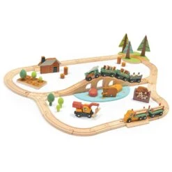 Tender Leaf Toys Wild Pines Train Set -Odin Parker TL8702 wild pines train set 1 jpg
