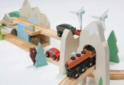 Tender Leaf Toys Mountain View Train Set -Odin Parker TL8703 mountain view train set 24 jpg
