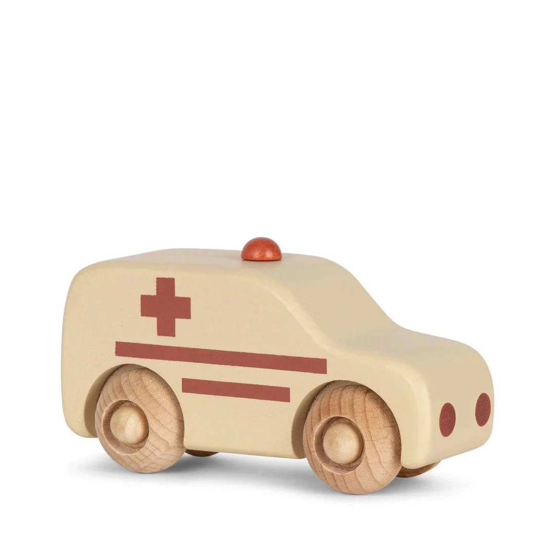 Konges Sløjd Wooden Ambulance 4 Konges Sløjd Wooden Ambulance - Image 2