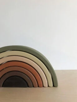 Handmade Rainbow Stacker - Olive -Odin Parker att saboconcept 51fc80eef2ec1726987a84540a1e6dfc