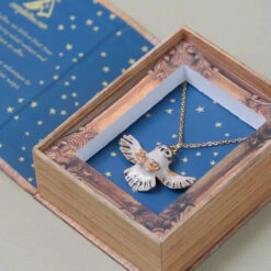 Barn Owl Necklace -Odin Parker b13800c42d7a17c5ad4b66d0696062227146e7b554409f3606b7f259fdb3f6ac jpeg