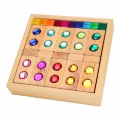 Bauspiel Gem Blocks With Lucent Cubes (45 Pieces) -Odin Parker bauspiel small color track with lucent cubes toys bauspiel 754930 5000x b1af387d 77da 4b7b 932e 4ff0dfdee378