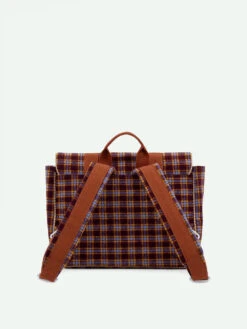 Sticky Lemon School Bag | Adventure Collection | Tartan Stormy Purple -Odin Parker f20312 463975c3b2b44f9096720046fff43057 mv2 jpg