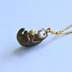 River Otter "Golden Gift" Necklace -Odin Parker f4ab0188b2940898d885f7a3b291e9445f4cadb48a94d10fee01975c5b4127f5 jpeg
