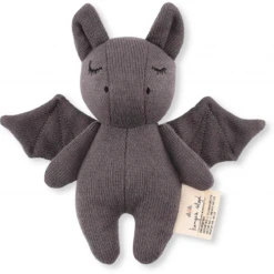 Konges Sløjd Organic Animal Rattle -Odin Parker kongessloejd konge sloejd legetoej bamse mini bat grey graa mini 1 p