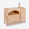 Milton & Goose Play Kitchen With Pizza Oven - Made In USA -Odin Parker milton and goose luca play kitchen natural angled 1200x1500 2048x jpg