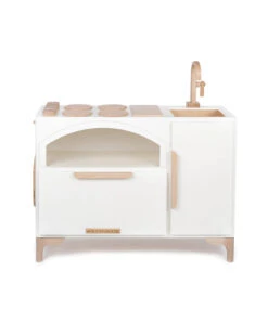 Milton & Goose Play Kitchen With Pizza Oven - Made In USA -Odin Parker milton and goose milo pizza kitchen white 1200x1500 2048x jpg