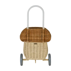 Olli Ella Rattan Mushroom Luggy - Natural -Odin Parker mushroom luggy natural rattan 2 2000x png