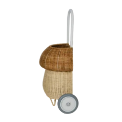 Olli Ella Rattan Mushroom Luggy - Natural -Odin Parker mushroom luggy natural rattan 3 2000x png