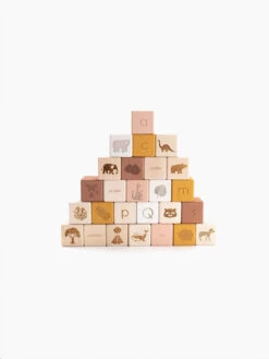 Alphabet Wooden Blocks - Rose -Odin Parker saboconcept 84821a786ebefc5dcf392fbe7596dd5d