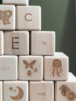 Alphabet Wooden Blocks -Odin Parker saboconcept 9a68115e6958a8980db5f8bfd5c3ab6c