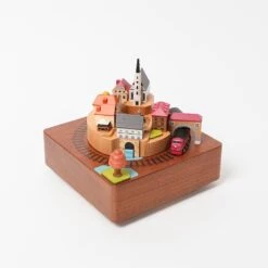 Wooden Train Music Box - European Town -Odin Parker train1