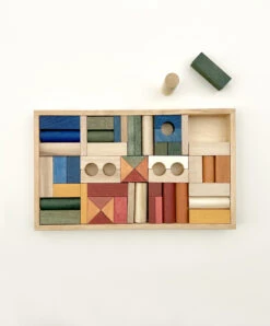 Wooden Rainbow Blocks In Tray - 54 Pcs -Odin Parker unnamed 2